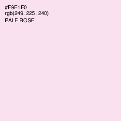 #F9E1F0 - Pale Rose Color Image